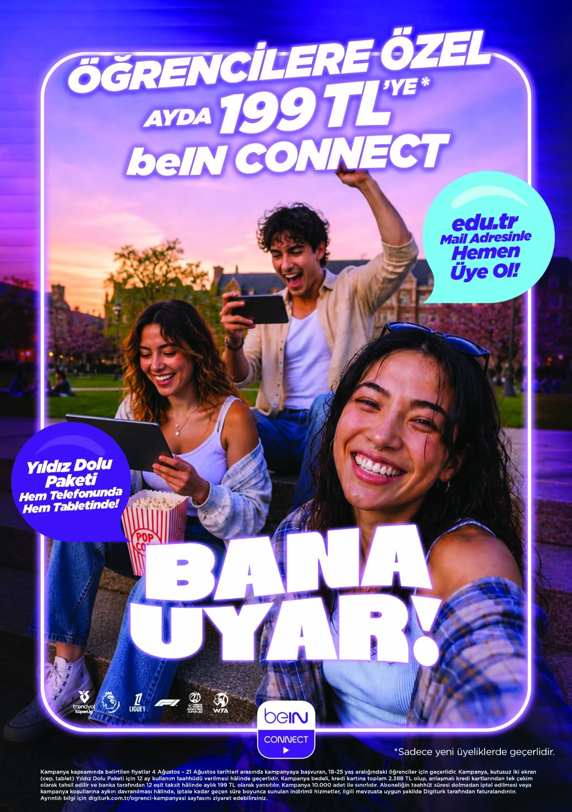 Digiturk Öğrenci Kampanyası Bana Uyar görseli