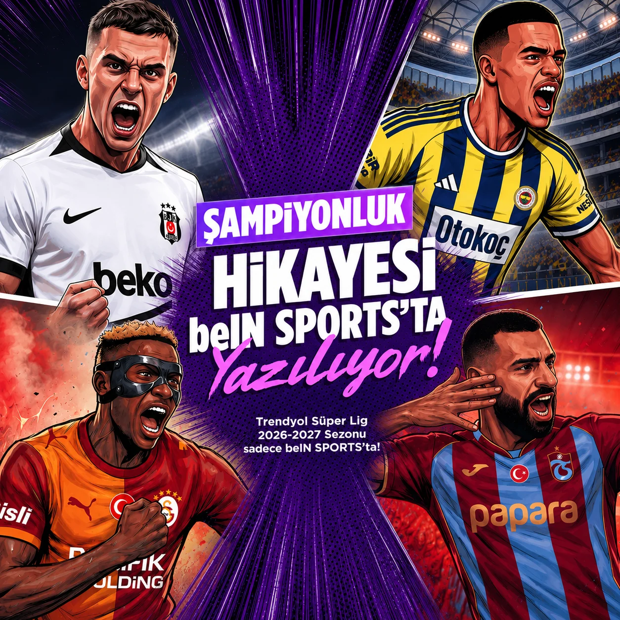 Şampiyonluk Hikayesi beIN SPORTS'ta Yazılıyor